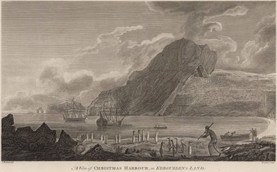 Ships of James Cook at Christmas Harbour, Kerguelen Islands, December 1776 by John Webber